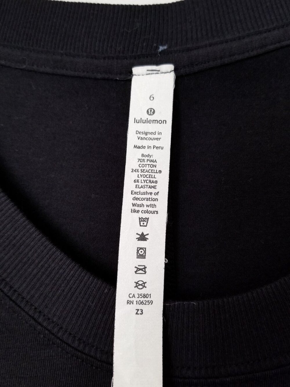 Lululemon All Yours Midi Tank Dress Black 6 Vitasea Athleisure Minimalist $98 - Picture 15 of 16